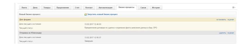 Запускается автоматический бизнес-процесс Запускается автоматический бизнес-процесс
