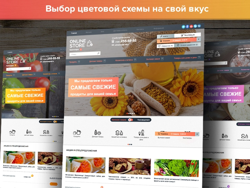ROMZA: ONLINE Store — интернет-магазин продуктов и товаров для дома на Битрикс