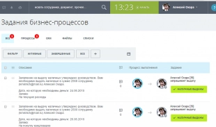 Шаблон бизнес-процесса в Битрикс24 для автоматизации выдачи наличных