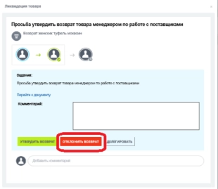 Шаблон бизнес-процесса в Битрикс24 по согласованию решений о ликвидации товаров в торговой сети
