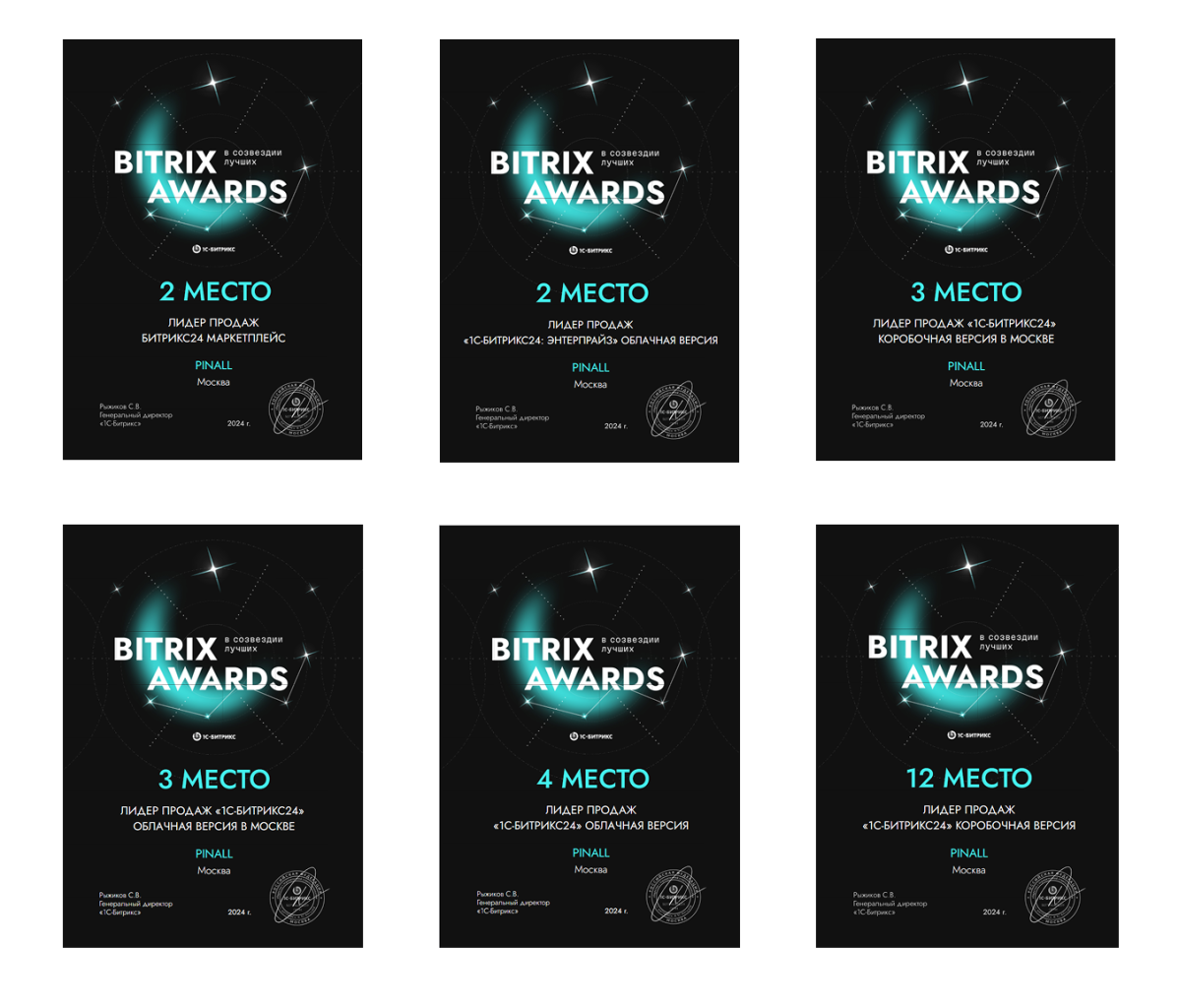 Bitrix Awards Лидеры продаж 2024